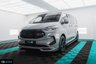USED 2026 26 FORD TRANSIT CUSTOM 2.0 320 LWB HALO X SPORTS EDITION DCAB 170BHP AUTO - TAILGATE 1 + 1 CAPTAINS SEATS - BLACK EDITION LEATHER SEATS