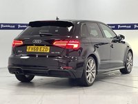USED 2018 68 AUDI A3 1.5 TFSI CoD 35 Black Edition Sportback 5dr Petrol Manual Euro 6 (s/s) (150 ps) - AA INSPECTED (PRIVACY GLASS - 18" ALLOYS)