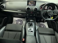 USED 2018 68 AUDI A3 1.5 TFSI CoD 35 Black Edition Sportback 5dr Petrol Manual Euro 6 (s/s) (150 ps) - AA INSPECTED (PRIVACY GLASS - 18" ALLOYS)
