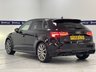 USED 2018 68 AUDI A3 1.5 TFSI CoD 35 Black Edition Sportback 5dr Petrol Manual Euro 6 (s/s) (150 ps) - AA INSPECTED (PRIVACY GLASS - 18" ALLOYS)