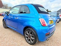 USED 2014 64 FIAT 500C 0.9 TwinAir S Convertible 2dr Petrol Manual Euro 6 (s/s) (105 ps) Convertible With Bluetooth + Only &pound;20 Road Tax