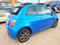 USED 2014 64 FIAT 500C 0.9 TwinAir S Convertible 2dr Petrol Manual Euro 6 (s/s) (105 ps) Convertible With Bluetooth + Only &pound;20 Road Tax