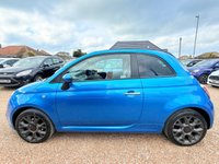 USED 2014 64 FIAT 500C 0.9 TwinAir S Convertible 2dr Petrol Manual Euro 6 (s/s) (105 ps) Convertible With Bluetooth + Only &pound;20 Road Tax