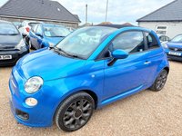 USED 2014 64 FIAT 500C 0.9 TwinAir S Convertible 2dr Petrol Manual Euro 6 (s/s) (105 ps) Convertible With Bluetooth + Only &pound;20 Road Tax