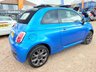 USED 2014 64 FIAT 500C 0.9 TwinAir S Convertible 2dr Petrol Manual Euro 6 (s/s) (105 ps) Convertible With Bluetooth + Only &pound;20 Road Tax