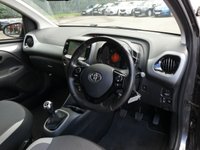 USED 2021 71 TOYOTA AYGO 1.0 VVT-i x-play 5d 70 S/S 1 OWNER FROM NEW, GOOD SERVICE HISTORY, APPLE CARPLAY / ANDROID AUTO (GIVES YOU SAT NAV), REVERSING CAMERA, DAB RADIO, BLUETOOTH PHONE & MUSIC, AUX & USB INPUTS, MANUAL GEARBOX, LED DAYTIME RUNNING LIGHTS, SPARE WHEEL, LEATHER MULTIFUNCTION STEERING WHEEL, AIR CONDITIONING, TRIP COMPUTER, ISO FIX, TYRE PRESSURE WARNING, SPEED LIMITER, ELECTRIC WINDOWS, ELECTRIC MIRRORS, FOLDING REAR SEATS, AIRBAGS WITH PASSANGER OFF, SPACE SAVER SPARE WHEEL