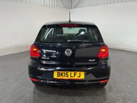 USED 2015 15 VOLKSWAGEN POLO 1.0 BlueMotion Tech SE Hatchback 5dr Petrol Manual Euro 6 (s/s) (60 ps) 2 keys, A/C, alloys, DAB radio