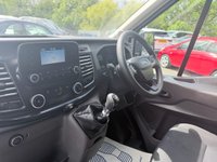 USED 2021 21 FORD TRANSIT White 2.0 350 EcoBlue panel van, 32,000 miles, Euro 6, ULEZ compliant, 6-Speed manual, Rear ramp, Bluetooth, DAB, Reverse camera. Plus VAT @ 20%! This 2021 Ford Transit 2.0 350 EcoBlue Leader FWD L3 H2 Euro 6 (s/s) 5dr boasts exceptionally low mileage for its age, having covered just 32,000 miles, and has been owned by only one careful owner. This Euro 6 compliant 2.0L diesel engine ensures efficient performance, and the vehicle comes with a full 12 months MOT for your peace of mind. Its last service was completed on 30 January 2026 at 21,186 miles, demonstrating a commitment to its maintenance history.  The Transit 350 Leader derivative