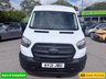 USED 2021 21 FORD TRANSIT White 2.0 350 EcoBlue panel van, 32,000 miles, Euro 6, ULEZ compliant, 6-Speed manual, Rear ramp, Bluetooth, DAB, Reverse camera. Plus VAT @ 20%! This 2021 Ford Transit 2.0 350 EcoBlue Leader FWD L3 H2 Euro 6 (s/s) 5dr boasts exceptionally low mileage for its age, having covered just 32,000 miles, and has been owned by only one careful owner. This Euro 6 compliant 2.0L diesel engine ensures efficient performance, and the vehicle comes with a full 12 months MOT for your peace of mind. Its last service was completed on 30 January 2026 at 21,186 miles, demonstrating a commitment to its maintenance history.  The Transit 350 Leader derivative
