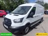 USED 2021 21 FORD TRANSIT White 2.0 350 EcoBlue panel van, 32,000 miles, Euro 6, ULEZ compliant, 6-Speed manual, Rear ramp, Bluetooth, DAB, Reverse camera. Plus VAT @ 20%! This 2021 Ford Transit 2.0 350 EcoBlue Leader FWD L3 H2 Euro 6 (s/s) 5dr boasts exceptionally low mileage for its age, having covered just 32,000 miles, and has been owned by only one careful owner. This Euro 6 compliant 2.0L diesel engine ensures efficient performance, and the vehicle comes with a full 12 months MOT for your peace of mind. Its last service was completed on 30 January 2026 at 21,186 miles, demonstrating a commitment to its maintenance history.  The Transit 350 Leader derivative