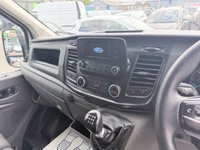 USED 2022 72 FORD TRANSIT White 2.0 350 EcoBlue panel van, 35,700 miles, Euro 6, ULEZ compliant, 6-Speed manual, Bluetooth, DAB, A/C, Electric windows. Plus VAT @ 20%! This 2022 Ford Transit 350 Leader presents an exceptional ownership proposition, having been meticulously maintained by a single owner from new.  With a low mileage of just 35,700 miles, this Euro 6 compliant 2.0 EcoBlue diesel van boasts a full service history at 14K, 20K, 28K, with its last service completed on 11 August 2025 at 28,035 miles.  The rear wheel drive L3 H3 model is equipped with a robust 2.0 litre diesel engine and offers a substantial towing weight of 2570 kg.  Furthermore, the