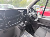 USED 2022 72 FORD TRANSIT White 2.0 350 EcoBlue panel van, 35,700 miles, Euro 6, ULEZ compliant, 6-Speed manual, Bluetooth, DAB, A/C, Electric windows. Plus VAT @ 20%! This 2022 Ford Transit 350 Leader presents an exceptional ownership proposition, having been meticulously maintained by a single owner from new.  With a low mileage of just 35,700 miles, this Euro 6 compliant 2.0 EcoBlue diesel van boasts a full service history at 14K, 20K, 28K, with its last service completed on 11 August 2025 at 28,035 miles.  The rear wheel drive L3 H3 model is equipped with a robust 2.0 litre diesel engine and offers a substantial towing weight of 2570 kg.  Furthermore, the