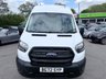 USED 2022 72 FORD TRANSIT White 2.0 350 EcoBlue panel van, 35,700 miles, Euro 6, ULEZ compliant, 6-Speed manual, Bluetooth, DAB, A/C, Electric windows. Plus VAT @ 20%! This 2022 Ford Transit 350 Leader presents an exceptional ownership proposition, having been meticulously maintained by a single owner from new.  With a low mileage of just 35,700 miles, this Euro 6 compliant 2.0 EcoBlue diesel van boasts a full service history at 14K, 20K, 28K, with its last service completed on 11 August 2025 at 28,035 miles.  The rear wheel drive L3 H3 model is equipped with a robust 2.0 litre diesel engine and offers a substantial towing weight of 2570 kg.  Furthermore, the