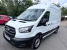 USED 2022 72 FORD TRANSIT White 2.0 350 EcoBlue panel van, 35,700 miles, Euro 6, ULEZ compliant, 6-Speed manual, Bluetooth, DAB, A/C, Electric windows. Plus VAT @ 20%! This 2022 Ford Transit 350 Leader presents an exceptional ownership proposition, having been meticulously maintained by a single owner from new.  With a low mileage of just 35,700 miles, this Euro 6 compliant 2.0 EcoBlue diesel van boasts a full service history at 14K, 20K, 28K, with its last service completed on 11 August 2025 at 28,035 miles.  The rear wheel drive L3 H3 model is equipped with a robust 2.0 litre diesel engine and offers a substantial towing weight of 2570 kg.  Furthermore, the