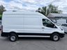 USED 2022 72 FORD TRANSIT White 2.0 350 EcoBlue panel van, 35,700 miles, Euro 6, ULEZ compliant, 6-Speed manual, Bluetooth, DAB, A/C, Electric windows. Plus VAT @ 20%! This 2022 Ford Transit 350 Leader presents an exceptional ownership proposition, having been meticulously maintained by a single owner from new.  With a low mileage of just 35,700 miles, this Euro 6 compliant 2.0 EcoBlue diesel van boasts a full service history at 14K, 20K, 28K, with its last service completed on 11 August 2025 at 28,035 miles.  The rear wheel drive L3 H3 model is equipped with a robust 2.0 litre diesel engine and offers a substantial towing weight of 2570 kg.  Furthermore, the