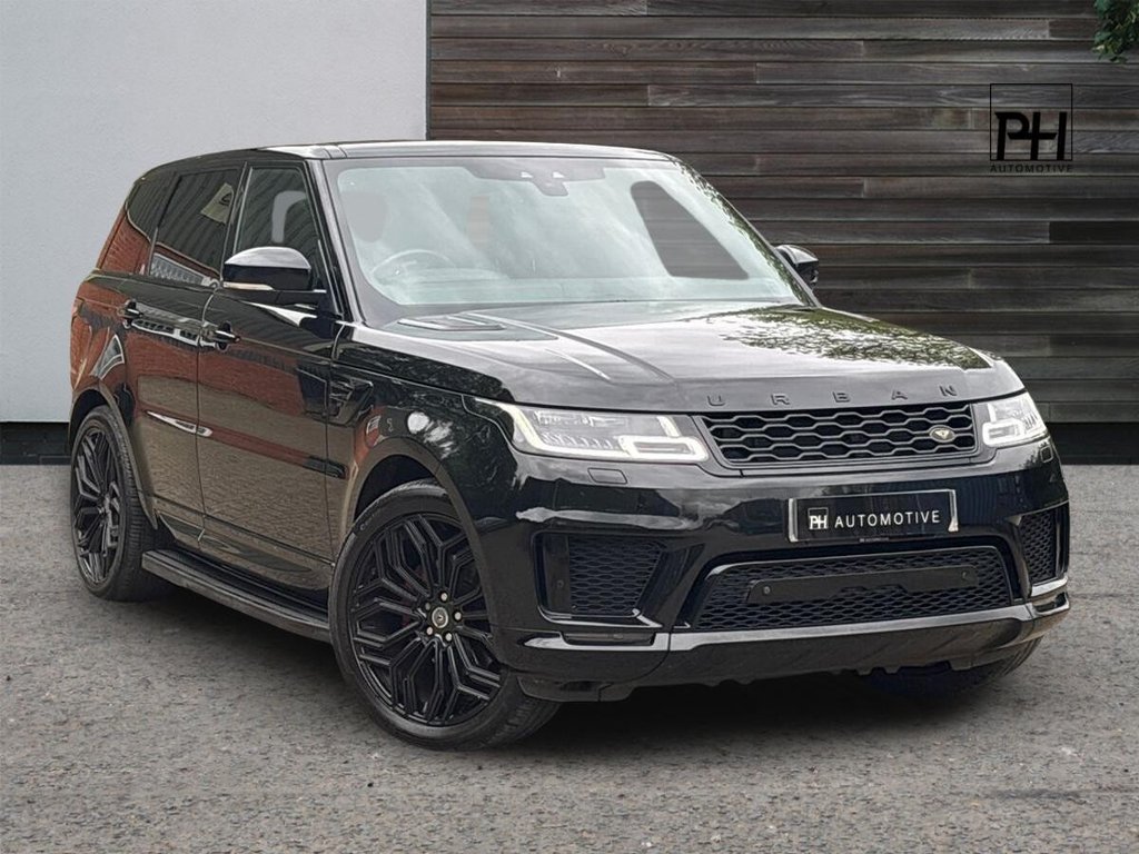 USED 2019 19 LAND ROVER RANGE ROVER SPORT 3.0 SD V6 HSE SUV 5dr Diesel Auto 4WD Euro 6 (s/s) (306 ps) URBAN WHEELS|BLACK PK|PAN ROOF