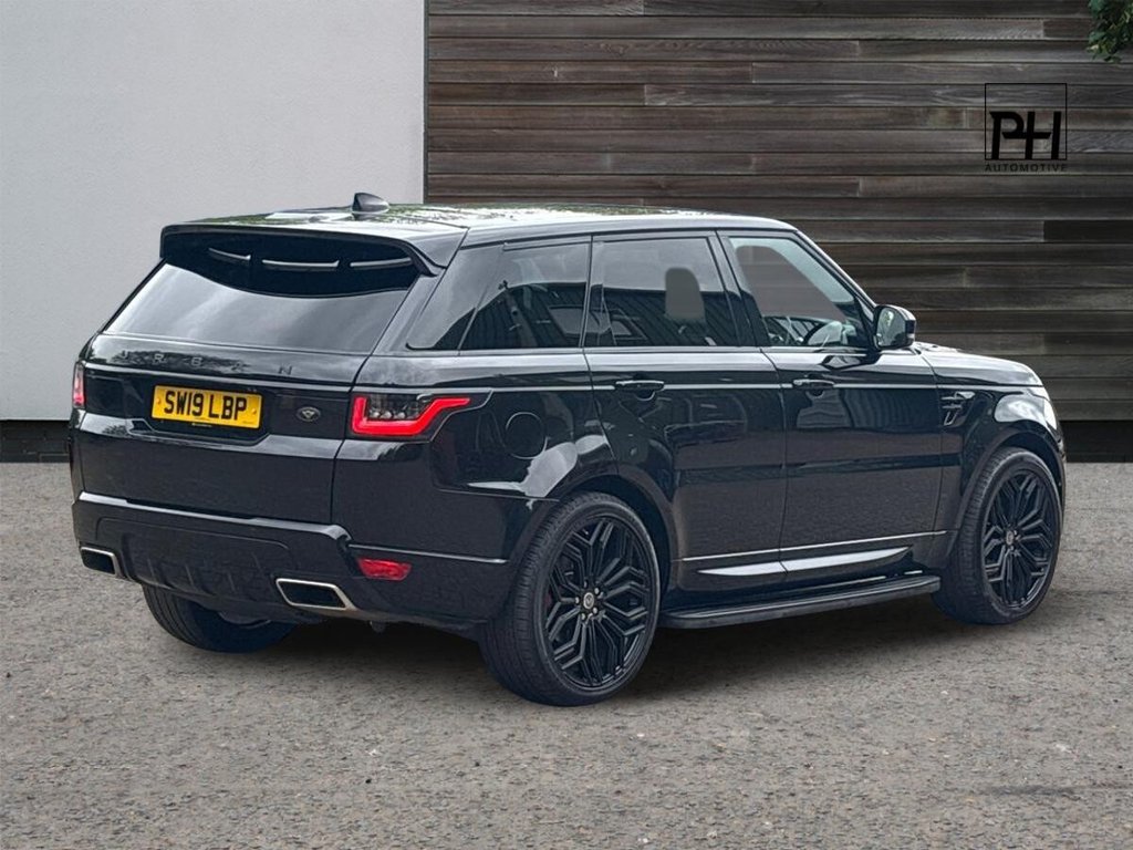 USED 2019 19 LAND ROVER RANGE ROVER SPORT 3.0 SD V6 HSE SUV 5dr Diesel Auto 4WD Euro 6 (s/s) (306 ps) URBAN WHEELS|BLACK PK|PAN ROOF