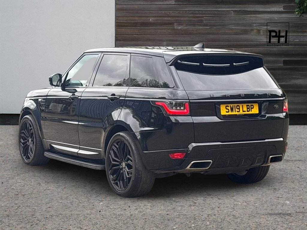 USED 2019 19 LAND ROVER RANGE ROVER SPORT 3.0 SD V6 HSE SUV 5dr Diesel Auto 4WD Euro 6 (s/s) (306 ps) URBAN WHEELS|BLACK PK|PAN ROOF