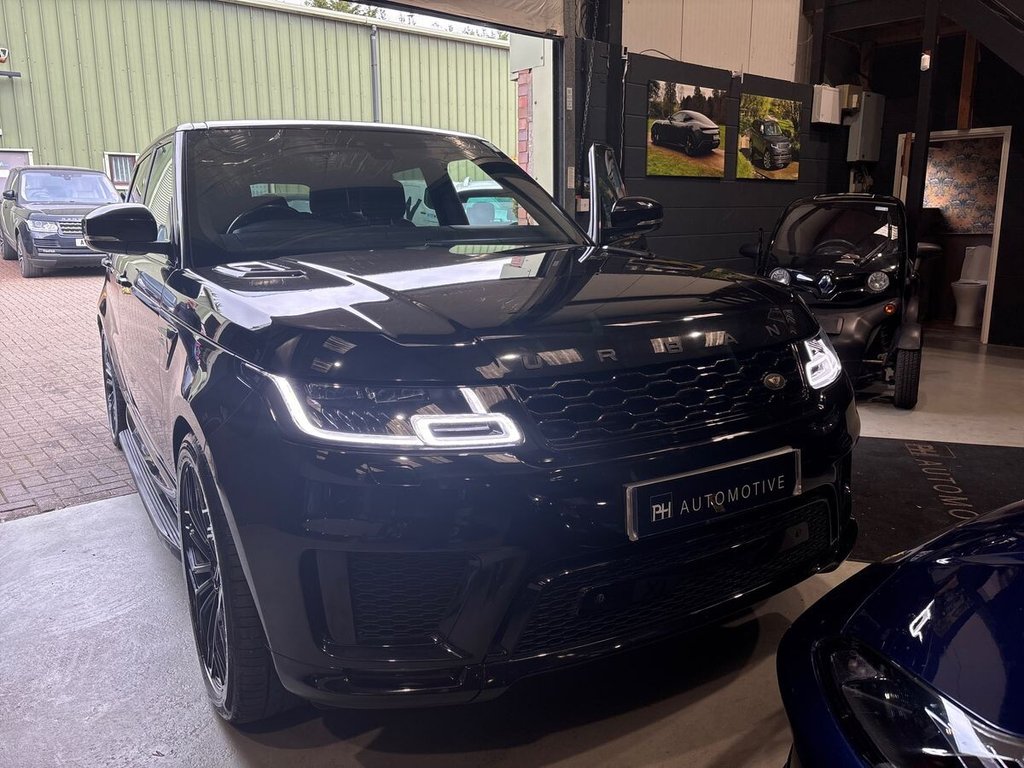 USED 2019 19 LAND ROVER RANGE ROVER SPORT 3.0 SD V6 HSE SUV 5dr Diesel Auto 4WD Euro 6 (s/s) (306 ps) URBAN WHEELS|BLACK PK|PAN ROOF