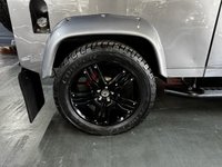 USED 1985 A LAND ROVER DEFENDER 90 TVR 5.0 V8 - ZF AUTOMATIC  UNIQUE CUSTOM BUILD 1 OF 1 1985 LANDROVER DEFENDER 90 TVR 5.0 V8 - ZF AUTOMATIC GEARBOX - CUSTOM V8 POWDERCOATED CHASSIS - RED AND BLACK LEATHER - BUCKET SEATS - 4 FORWARD FACING SEATS - 20 INCH OVERFINCH ALLOY WHEELS