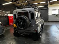 USED 1985 A LAND ROVER DEFENDER 90 TVR 5.0 V8 - ZF AUTOMATIC  UNIQUE CUSTOM BUILD 1 OF 1 1985 LANDROVER DEFENDER 90 TVR 5.0 V8 - ZF AUTOMATIC GEARBOX - CUSTOM V8 POWDERCOATED CHASSIS - RED AND BLACK LEATHER - BUCKET SEATS - 4 FORWARD FACING SEATS - 20 INCH OVERFINCH ALLOY WHEELS