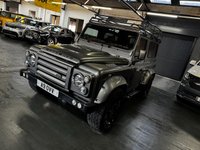 USED 1985 A LAND ROVER DEFENDER 90 TVR 5.0 V8 - ZF AUTOMATIC  UNIQUE CUSTOM BUILD 1 OF 1 1985 LANDROVER DEFENDER 90 TVR 5.0 V8 - ZF AUTOMATIC GEARBOX - CUSTOM V8 POWDERCOATED CHASSIS - RED AND BLACK LEATHER - BUCKET SEATS - 4 FORWARD FACING SEATS - 20 INCH OVERFINCH ALLOY WHEELS