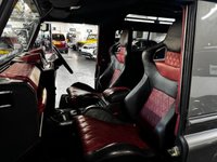 USED 1985 A LAND ROVER DEFENDER 90 TVR 5.0 V8 - ZF AUTOMATIC  UNIQUE CUSTOM BUILD 1 OF 1 1985 LANDROVER DEFENDER 90 TVR 5.0 V8 - ZF AUTOMATIC GEARBOX - CUSTOM V8 POWDERCOATED CHASSIS - RED AND BLACK LEATHER - BUCKET SEATS - 4 FORWARD FACING SEATS - 20 INCH OVERFINCH ALLOY WHEELS