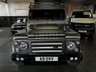 USED 1985 A LAND ROVER DEFENDER 90 TVR 5.0 V8 - ZF AUTOMATIC  UNIQUE CUSTOM BUILD 1 OF 1 1985 LANDROVER DEFENDER 90 TVR 5.0 V8 - ZF AUTOMATIC GEARBOX - CUSTOM V8 POWDERCOATED CHASSIS - RED AND BLACK LEATHER - BUCKET SEATS - 4 FORWARD FACING SEATS - 20 INCH OVERFINCH ALLOY WHEELS