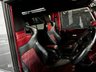 USED 1985 A LAND ROVER DEFENDER 90 TVR 5.0 V8 - ZF AUTOMATIC  UNIQUE CUSTOM BUILD 1 OF 1 1985 LANDROVER DEFENDER 90 TVR 5.0 V8 - ZF AUTOMATIC GEARBOX - CUSTOM V8 POWDERCOATED CHASSIS - RED AND BLACK LEATHER - BUCKET SEATS - 4 FORWARD FACING SEATS - 20 INCH OVERFINCH ALLOY WHEELS