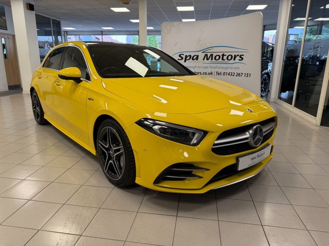 View our Mercedes-Benz A-Class 2.0 A35 AMG (Premium Plus) Hatchback 5dr Petrol SpdS DCT 4MATIC Euro 6 (s/s) (306 ps)