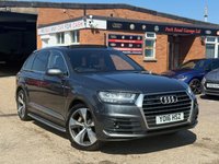 USED 2016 16 AUDI Q7 3.0 TDI V6 S line Tiptronic quattro Euro 6 (s/s) 5dr FULL AUDI HISTORY 15K EXTRAS!!