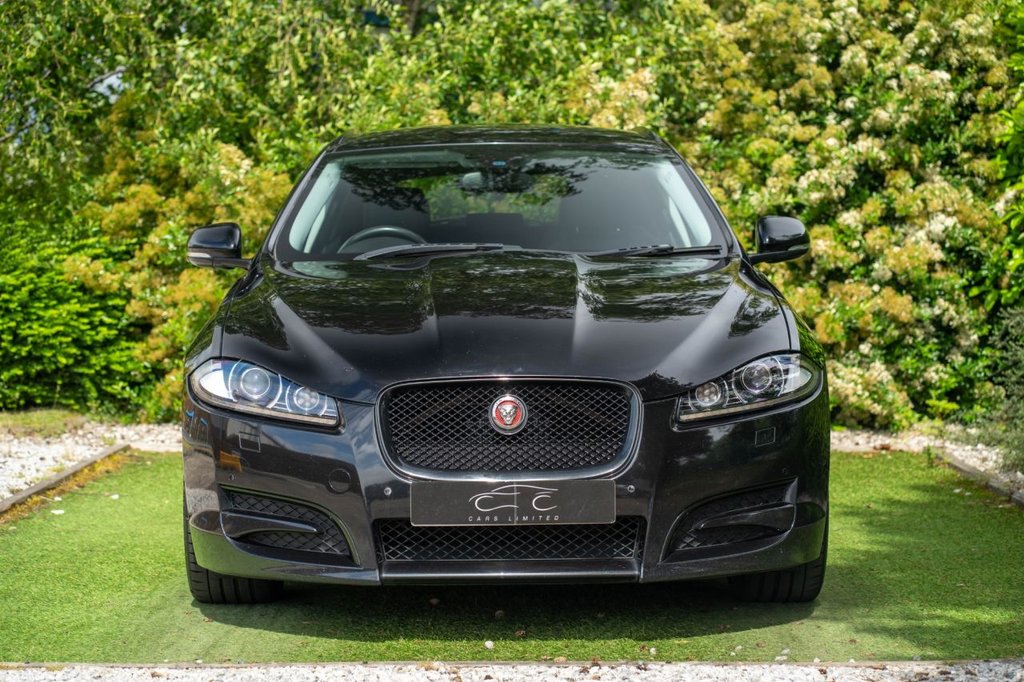 USED 2015 15 JAGUAR XF 2.2d R-Sport Black Sportbrake 5dr Diesel Auto Euro 5 (s/s) (200 ps) FSH, RCAM, H/SEATS