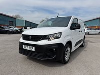 USED 2021 71 PEUGEOT PARTNER 1.5 BlueHDi 1000 Professional Premium Standard Panel Van 5dr Diesel Manual SWB Euro 6 (100 bhp) 2021 (71 Reg) One owner from New and Full service history. Nationwide Delivery Available!
