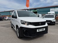 USED 2021 71 PEUGEOT PARTNER 1.5 BlueHDi 1000 Professional Premium Standard Panel Van 5dr Diesel Manual SWB Euro 6 (100 bhp) 2021 (71 Reg) One owner from New and Full service history. Nationwide Delivery Available!