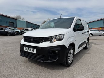 2021 PEUGEOT PARTNER 1.5 BlueHDi 1000 Professional Premium Standard Panel Van 5dr Diesel Manual SWB Euro 6 (100 bhp) &pound;7999.00