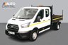 USED 2022 72 FORD TRANSIT 2.0 350 EcoBlue Leader RWD 130 BHP 7 Seats Double Cab L3 Euro 6 ULEZ Compliant 7 Seats Double Cab Tipper | Twin Wheels | DAB Digital Radio | Voice Control System