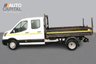 USED 2022 72 FORD TRANSIT 2.0 350 EcoBlue Leader RWD 130 BHP 7 Seats Double Cab L3 Euro 6 ULEZ Compliant 7 Seats Double Cab Tipper | Twin Wheels | DAB Digital Radio | Voice Control System
