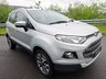 USED 2014 64 FORD ECOSPORT 1.5 TDCi Titanium SUV 5dr Diesel Manual 2WD Euro 5 (90 ps) LEATHER-LOW MILES-2 KEYS-&pound;35 TAX