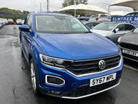 USED 2018 67 VOLKSWAGEN T-ROC 1.5 Petrol (TSI), EVO SEL, 5 Door SUV, Manual, Euro 6. FULL 12 MONTH MOT WITH EVERY CAR