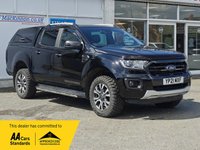 USED 2021 21 FORD RANGER 2.0 EcoBlue Wildtrak Pickup Double Cab 4dr Diesel Auto 4WD Euro 6 (s/s) (213 ps) *REAR CANOPY and TOWBAR*