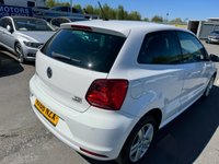 USED 2016 66 VOLKSWAGEN POLO 1.2 Petrol (TSI), BlueMotion Tech, 3 Door Hatchback, Manual, Euro 6, �&pound;20 Yearly Road Tax (Low Emissions). FULL 12 MONTH MOT WITH EVERY CAR