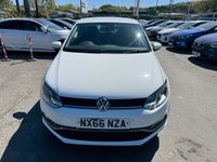 USED 2016 66 VOLKSWAGEN POLO 1.2 Petrol (TSI), BlueMotion Tech, 3 Door Hatchback, Manual, Euro 6, �&pound;20 Yearly Road Tax (Low Emissions). FULL 12 MONTH MOT WITH EVERY CAR