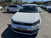 USED 2016 66 VOLKSWAGEN POLO 1.2 Petrol (TSI), BlueMotion Tech, 3 Door Hatchback, Manual, Euro 6, �&pound;20 Yearly Road Tax (Low Emissions). FULL 12 MONTH MOT WITH EVERY CAR
