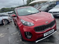 USED 2016 66 KIA SPORTAGE 1.6 Petrol (T-GDI), GT Line, 5 Door SUV, Manual, AWD / 4WD, Euro 6. FULL 12 MONTH MOT WITH EVERY CAR