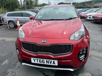 USED 2016 66 KIA SPORTAGE 1.6 Petrol (T-GDI), GT Line, 5 Door SUV, Manual, AWD / 4WD, Euro 6. FULL 12 MONTH MOT WITH EVERY CAR