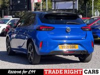USED 2021 21 VAUXHALL CORSA 1.2 Turbo SRi 5dr - LOW MILEAGE R/SENSORS | DAB | CRUISE | BT