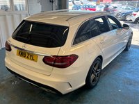 USED 2019 19 MERCEDES-BENZ C-CLASS 2.0 C300d AMG Line Estate 5dr Diesel G-Tronic+ Euro 6 (s/s) (245 ps)+2 KEYS+2 FORMER KEEPERS+MEDIA+FULL LEATHER SEATS+PARK CONTROL+NAV+PRIVACY+CLIMATE+MEDIA+BLUETOOTH+18