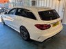 USED 2019 19 MERCEDES-BENZ C-CLASS 2.0 C300d AMG Line Estate 5dr Diesel G-Tronic+ Euro 6 (s/s) (245 ps)+2 KEYS+2 FORMER KEEPERS+MEDIA+FULL LEATHER SEATS+PARK CONTROL+NAV+PRIVACY+CLIMATE+MEDIA+BLUETOOTH+18