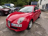 USED 2016 65 ALFA ROMEO MITO 875 TB TwinAir Progression Hatchback 3dr Petrol Manual Euro 6 (s/s) (105 ps) *************** ONLY ONE OWNER ************