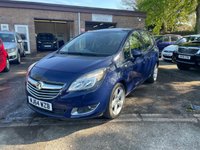 USED 2014 64 VAUXHALL MERIVA 1.4i Tech Line MPV 5dr Petrol Manual Euro 6 (100 ps) 2 OWNER+FULL SERVICE HISTORY